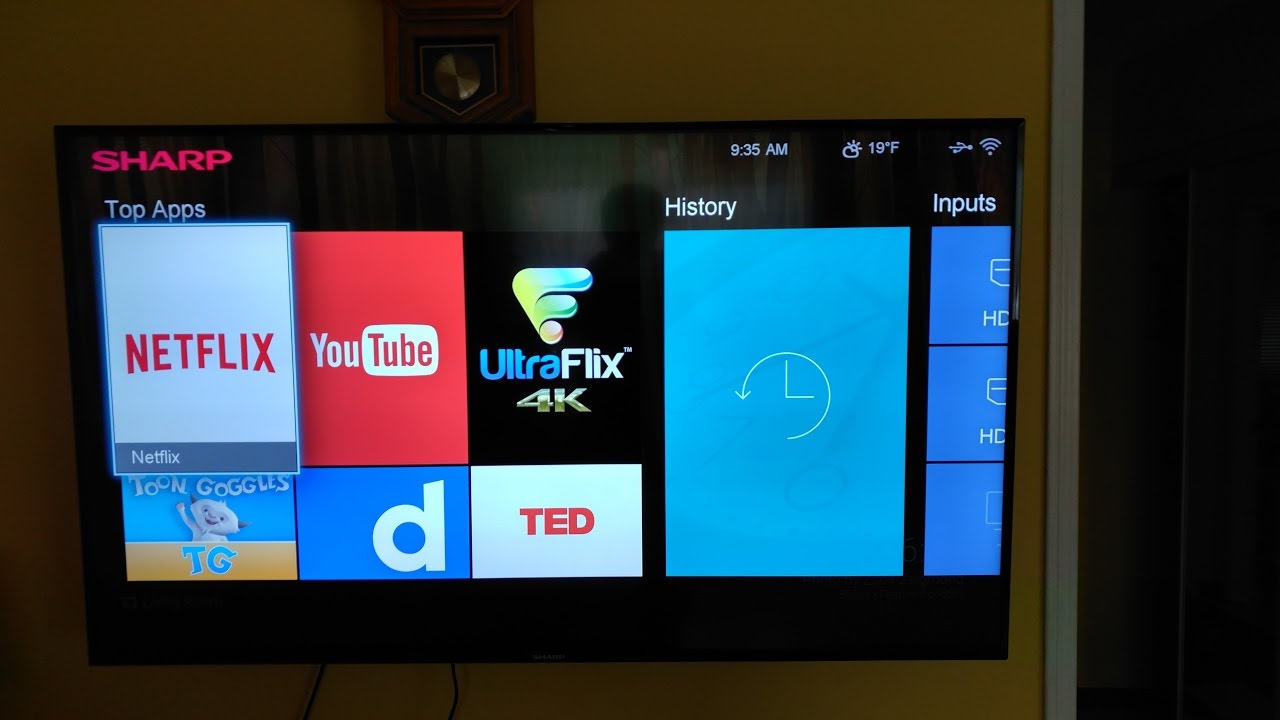Sharp tv smart central adding apps